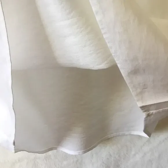 Theory White Style Easy Woven Tee Shirt - Picture 5 of 10